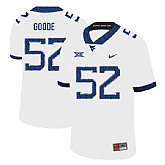 West Virginia Mountaineers 52 Najee Goode White College Football Jersey Dzhi,baseball caps,new era cap wholesale,wholesale hats
